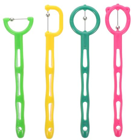 LOLIPPYY Ejercitador De Lengua Para Terapia Del Habla Entrenamiento De Lengua Y Rehabilitación De La Deglución 4 Herramientas Orales Portátiles Para Fortalecer Los Músculos Linguales
