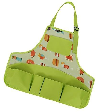 HANABASS Grembiule per Oxford con Tasca Grembiule Giardinaggio e Cucina per Alimentare Divertente Protettivo e Resistente