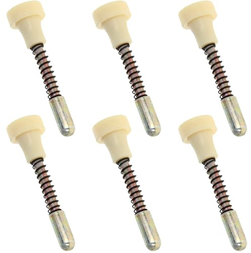 BIUDECO 6 pièces Loquets à Ressort Inox pour Berceau et Cage Lot de Goupilles de Verrouillage Fiables Fixations Robustes pour Porte Moustiquaire et Écran de Fenêtre