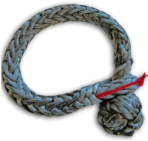 eaglefit - Premium Soft-Schäkel aus Polyethylen ca 4900kg Traglast Seilstärke 8mm & Länge 26cm geöffnet - Softschäkel die federleichte Karabiner-Schlinge - Schäkelseil extra robuste & sichere Bauweise