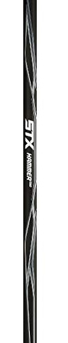 STX Lacrosse CS X10X WE DY/ADX7 77/PL X10 Defense Complete Lacrosse Stick with Hammer 7000 Shaft, White/Platinum