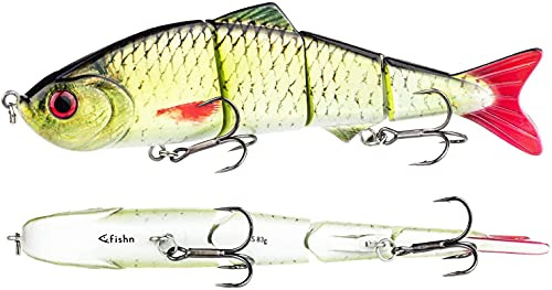 FISHN XXL gädda bete godis, längd: 20 cm, vikt: 83 g, badkläder konstbete/fiskedrag / wobbler för fiske efter rovfiskar som gädda, gädda