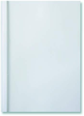 GBC® ThermaBind™ Lot de 50 chemises à reliure thermique standard en carton 240 g/m² Couverture avant transparente A4 30 mm pour 280 feuilles Blanc satiné