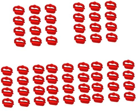 Mikikit 60 Stk Abstandshalter für Terrassendielen mit 1/4 fugenkreuze für terrassenplatten Terrassenabstandhalter klemmbausteine Deck-Distanzring Deckabstandshalter Komplex Führung