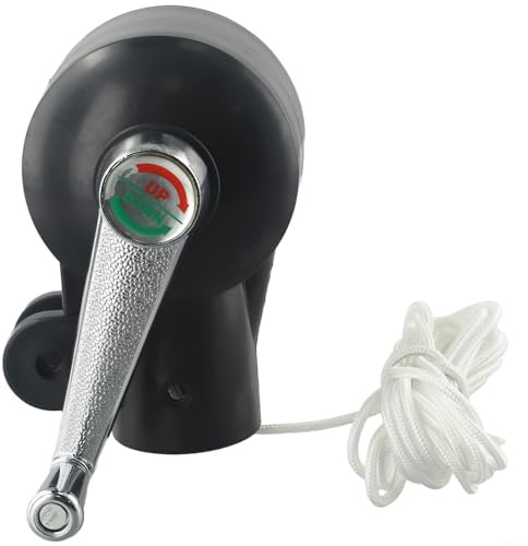 Jayruit Accessoires de parasol de terrasse, supports de rechange robustes avec manivelle, pièces de rechange pour parasol d'extérieur, J4OK9DI366389R890K10L1O