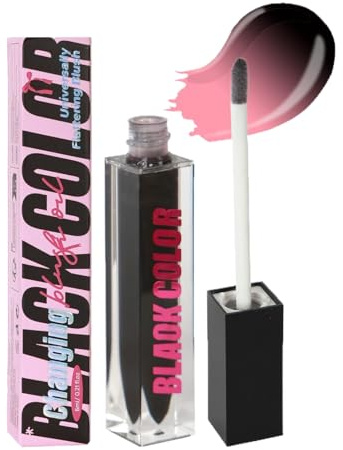 Acunny Blush À Joues | Teint Évolutif Liquide,5ml Longue Tenue Soyeux Effet Naturel Visage Lèvres Yeux Voyage Débutants