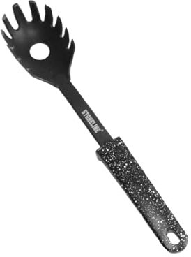 STONELINE Spaghetti-Servierlöffel Küchenhelfer, Kunststoff, schwarz, 31.9 x 5.9 x 3.9 cm