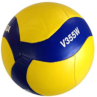 Mikasa Mikasa V355W Volleyball Blau-Gelb 5