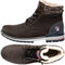 Nebulus Herren Winterstiefel ROVER, warme und praktische Stiefel, Übergangsschuhe, dunkelbraun - 46