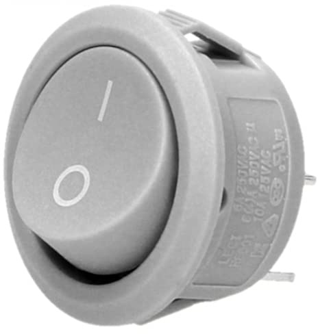 ORNO AE-13180 Interruptor Electronica Botón Redondo 230V (Gris)