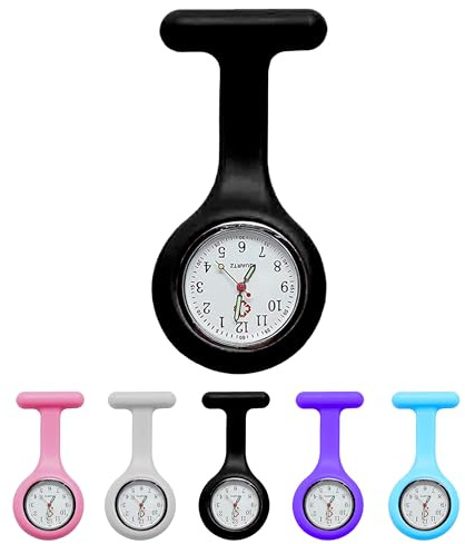 PCL Media ltd Nurses Fob Watch Brooch for Women for The Health Care Industry Nurses Watch Silicon