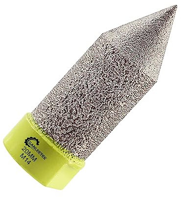 Broca de Chaflán Diamante 20mm - Fresa de Diamante para Agrandar y Forma a Agujeros Existentes en Azulejos Porcelana Cerámica Granito Mármol M14 Rosca SANLEETEK