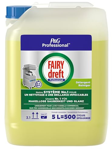 Fairy Professional Reiniger für Spülmaschinen, 5L, professionelle Formel für den Einsatz in Gewerblichen Küchen