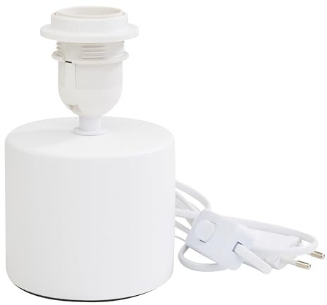 VBS Lampenfuß Rund 8,5x17cm für E27 Lampenfassung Dekolampe Lampenzubehör Lampenfüße Beleuchtung Leuchtmittel Deckenlampe Kreativ Basteln Gestalten