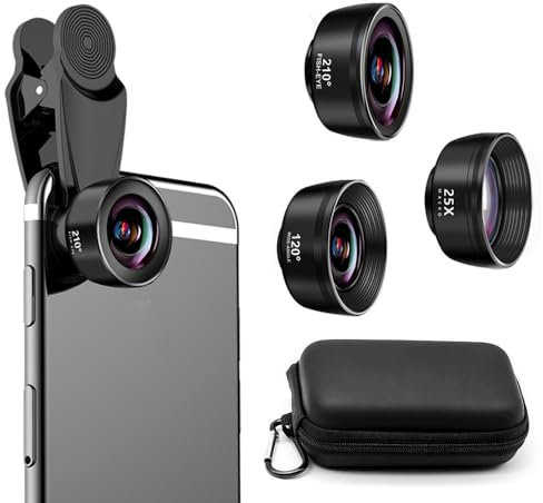 Auricase Handy Objektiv Kit, Handy objektiv linse kit Lens