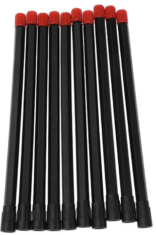 Partuto 10pcs 180mm Tire Valve Extension Universal Plastic 180 Degree Tyre Valve Stem Extender for Car Motorcycle RV Truck Bike