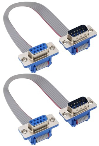EMSea 2 cables de extensión de 9 pines para joystick y ratón, adaptador retro para juegos para sistemas clásicos compatibles con Atari ST 1040 520