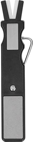 UUNPODDO Afilador de Cuchillas para Patines de Hielo, Piedra Profesional para Amoladora de Patines de Hielo, afilador de Cuchillos con Borde de cerámica con Material de esmeril,