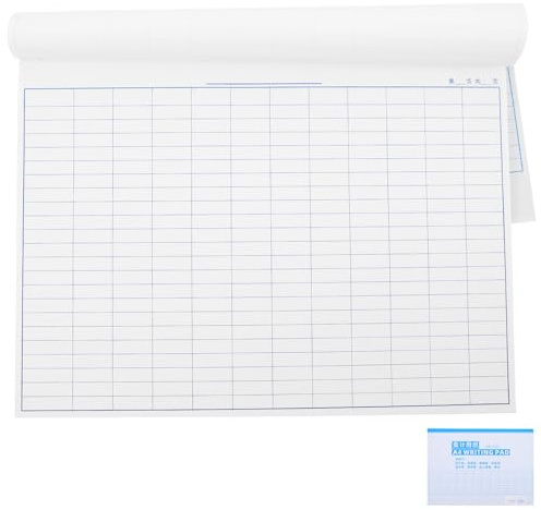 LALAFINA Livre de Comptabilité, Registre de Finances Personnelles A4 Horizontal, Papier Blanc, Suivi Précis des Stocks Dépenses, pour Magasins de Détail et Grandes Entreprises