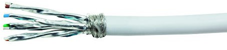 LogiLink Professional CPV0040 Bulk Patchkabel S/FTP Cat.7 Kupfer (Cu) PrimeLine, LSZH weiß, 50m, 50 m