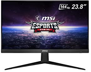 MSI Optix G241 Écran PC Gaming 23,8 Full HD - Dalle IPS, 1920x1080, 144Hz / 1ms, 16:9, FreeSync - DisplayPort, HDMI