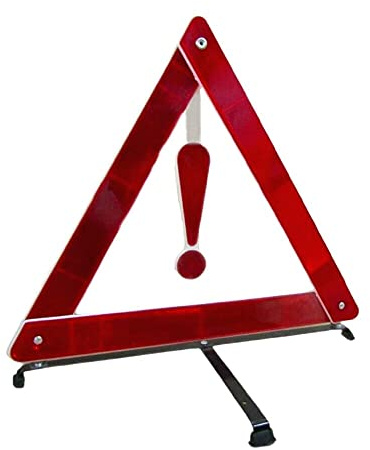 FAST WORLD SHOPPING ® Triangolo Emergenza Stradale Segnale Avvertimento Auto Ferma Segnalazione Catarifragente Pieghevole