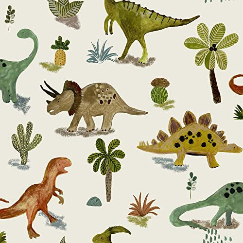 NEXT Papier peint amovible préhistorique Dinosaures et amis