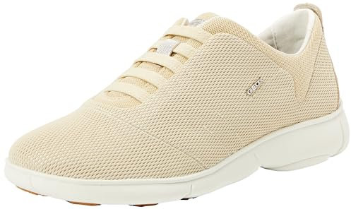 Geox D Nebula 2.0 B, Zapatillas Mujer, Arena Lt Gold, 38 EU