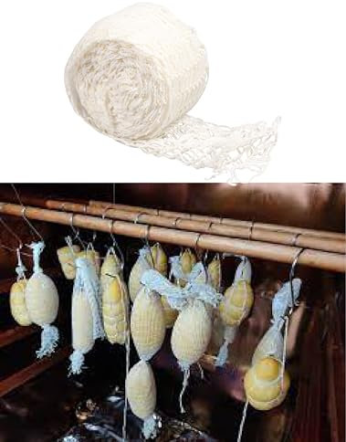 lilawelt24 Käse Netz Käse Machen räuchern 3 m Räuchernetz Käseräuchern Käse selber Machen