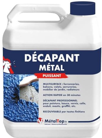 Metaltop - Decapant Metal - IIncolore - RAL Incolore - Pot 5 L