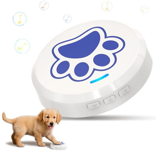 ChunHee Dog Training Bells for Door - Dog Door Bell for with 28 Custom Sounds | Dog Bell for Door Potty Training | Chew-Proof & Adjustable Volume (0-115dB) | Teach Puppies to Signal to Go Outside