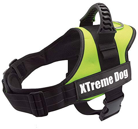 Arquivet Xtreme Hundegeschirr Neon Grün - Größe: S / 50-64 cm
