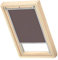 VELUX Original Dachfenster Verdunkelungsrollo für S08 / 608, Taupe, mit Grauer Führungsschiene
