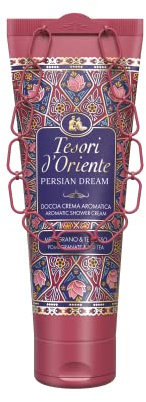 Tesori d'Oriente - Cremedusche Persian Dream mit Noten von Granatapfel und rotem Tee, antioxidative Wirkung, reinigt und pflegt die Haut tief, 250 ml