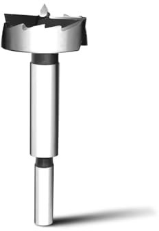 Broca Forstner de 32 mm para madera, Forstner Bits Ø 32 mm, longitud 90 mm, brocas con vástago redondo