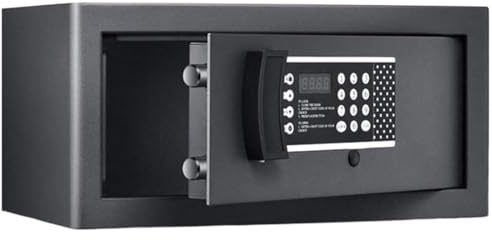 Cajas fuertes for el hogar, gabinete electrónico con contraseña, caja fuerte de acero for habitaciones de hotel, oficina, hogar, caja de seguridad pequeña con cerradura