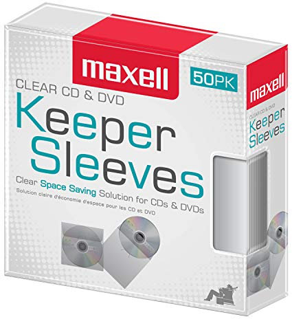 Maxell 190150 50ct Cd/DVD SLV