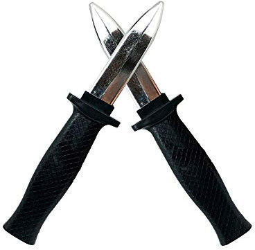 Wendy Cai 2 Pcs Plastic Retractable Knife Magic Toy Joke Trick Toy Halloween Props Fake Plastic Blade Disappearing Dagger Knife