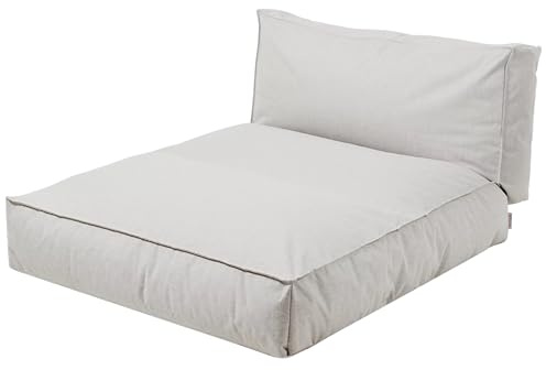 blomus Stay Outdoor Bett, 120x190 cm, Cloud, Wetterfest, Wasserabweisend, UV-beständig, Hochwertige Sonnenliege mit Stahlbügel für Balkon, Garten und Pool, Premium-Boden, Keine Montage erforderlich