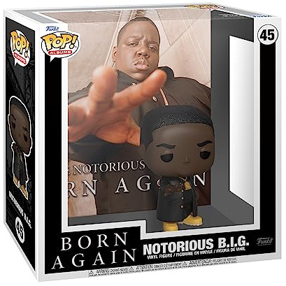 Funko Pop! Albums: Biggie Smalls - Notorious Big - Born Again - Vinyl-Sammelfigur - Geschenkidee - Offizielle Handelswaren - Spielzeug Für Kinder und Erwachsene - Modellfigur Für Sammler und Display