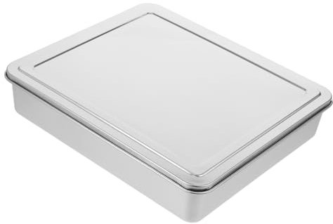 HEALLILY Set di teglie da forno con coperchio grande per pesce, verdure, lasagne, torta, cottura