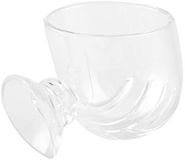 Haofy Mangeoire Rouge à Cône d'Aquarium, Mangeoire à Crevettes en Saumure pour Aquarium en Acrylique, Tasse d'alimentation Flottante pour vers de Sang pour 'Eau Douce et 'Eau Salée