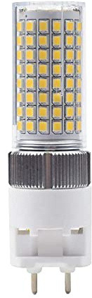 LEDLOCLB Bombilla LED G12 120v 15W 20W 25W, ángulo de haz 360° Bombilla de maíz, para garaje doméstico interior, reemplazar la bombilla halogénea de haluro metálico en pack 1 (20W/luz blanca 6500K)