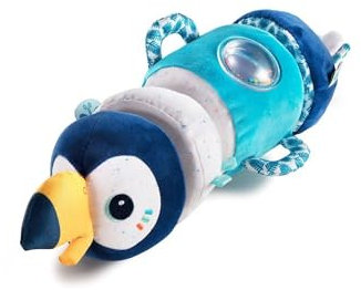 Lilliputiens Krabbelspiel – Pablo Klangrolle für Babys – 4 Rasseln in 1 mit verschiedenen Geräuschen – zerlegbares und farbenfrohes Spielzeug – Stimuliert die Sinne und die Neugier – ab 6 Monaten –