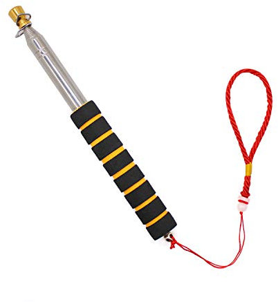 YFaith 2 Metros Asta de Bandera Plegable,Asta de Bandera de Guía Portátil,Poste de Bandera de Guía con Agarre Antideslizante,para Guías de Viaje Marcheros Banderas