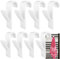 8 Pcs Crochet Radiateur Rond, Crochet à serviettes Blanc, Crochet Serviette Salle De Bain, Crochet Radiateur Seche Serviette, Patere Seche Serviette,Tous Les Radiateurs Standards, Amovibles (Blanc)