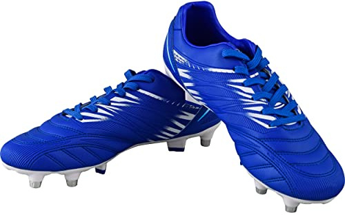 VIZARI Valencia Soft Ground Chaussures de football pour homme et femme avec semelle extérieure en TPU et rembourrage en EVA – Bottes résistantes idéales pour le rugby, l'extérieur et l'entraînement