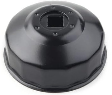 Generico TAPPO CHIAVE A TAZZA PER RIMOZIONE FILTRO OLIO 12P 76MM ATTACCO 3/8 FS-23030-9
