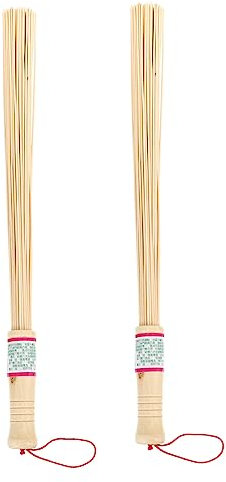 FRCOLOR 2stücke Praktisches Bambus-massagegerät Klopfstab Für Rücken Für Beine Für Arme Massagewerkzeug