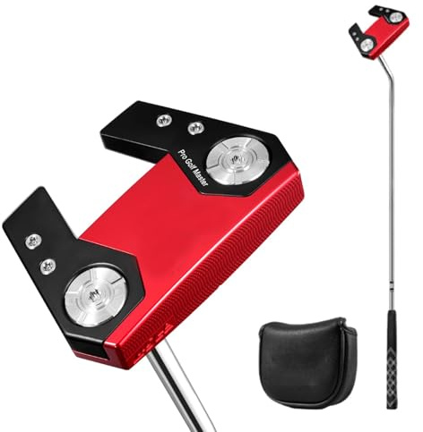 Putter da golf da uomo, stampa vista, per destrimani o mancini, per interni ed esterni